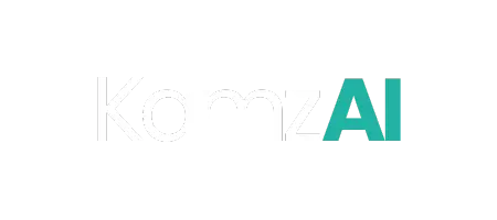 KamzanAI-Logo mit weißer Schrift und den abschließenden Buchstaben „AI“ in Türkis. Teil der Cloud-Plattformen von Jinni S.r.l.