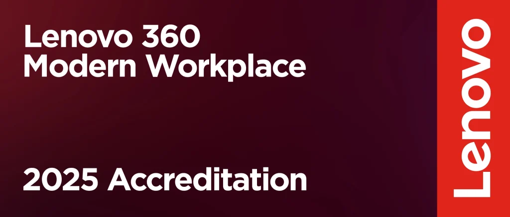 Badge Lenovo 360 Modern Workplace 2025 Accreditation.