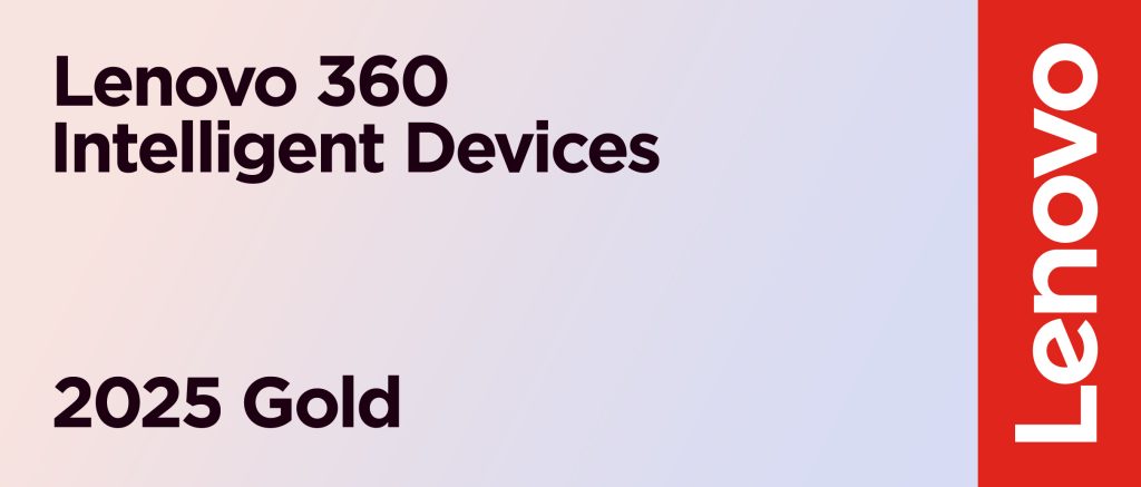 Badge Lenovo 360 Intelligent Devices Partner 2025 Gold.