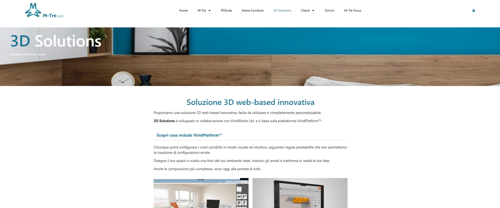 3D web solution for configuring products and spaces