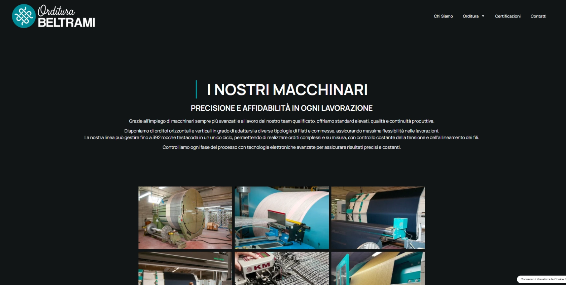 Industrial machinery for high-precision textile processing