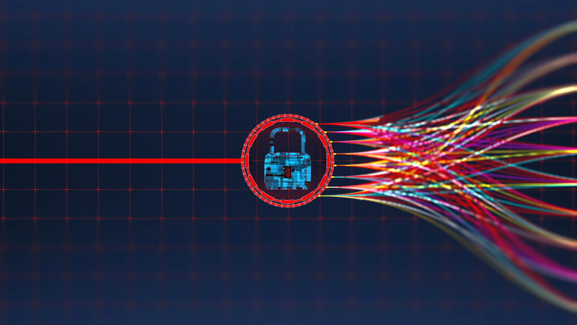 Protezione dati con sicurezza digitale aziendale in ambiente connesso